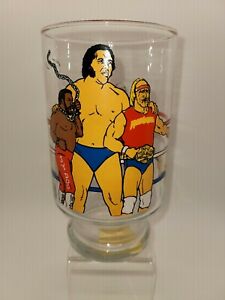 WWF 80s superstars Glass Tumbler