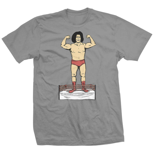 André the Giant In Ring T-Shirt Pwcatalog