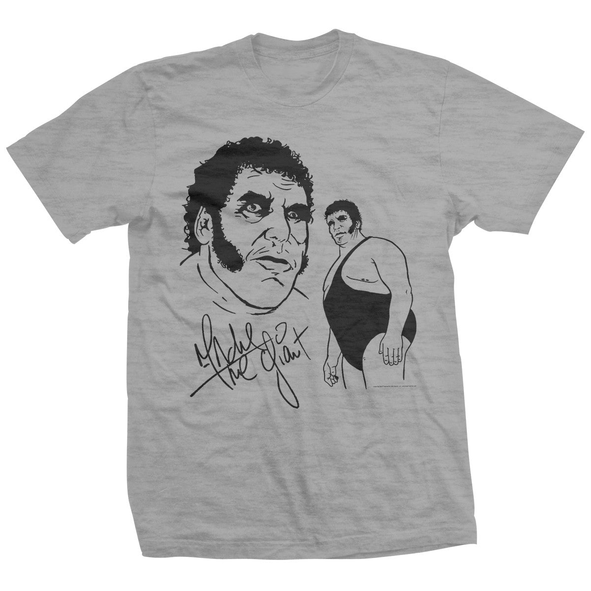 André the Giant Signature T-Shirt Pwcatalog