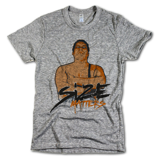 André the Giant Size Matters by 500 Level T-Shirt Pwcatalog