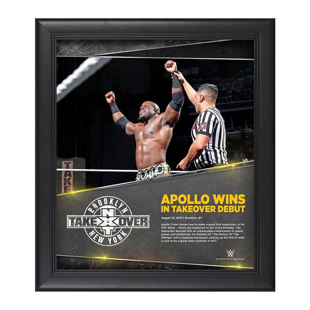 Apollo Crews NXT TakeOver Brooklyn 15 x 17 Photo Collage Plaque Pwcatalog