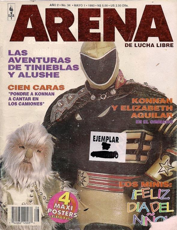Arena de Lucha Libre May 1993 Magazine PWcatalog