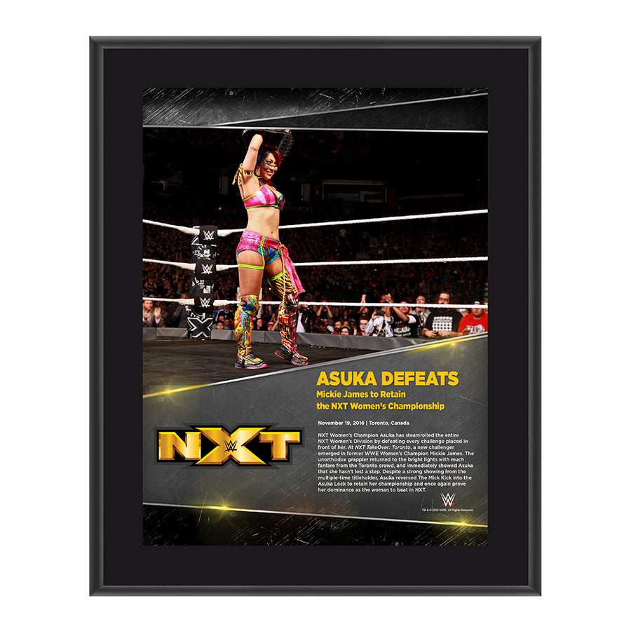 Asuka TakeOver Toronto 10 x 13 Commemorative Photo Plaque Pwcatalog
