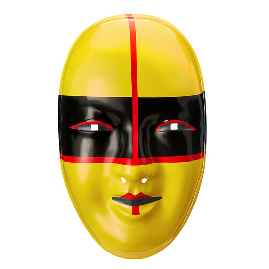 Asuka Yellow Plastic Mask
