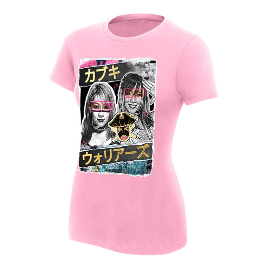 Asuka & Kairi Sane The Kabuki Warriors Women's Authentic T-Shirt