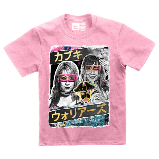 Asuka & Kairi Sane The Kabuki Warriors Youth Authentic T-Shirt