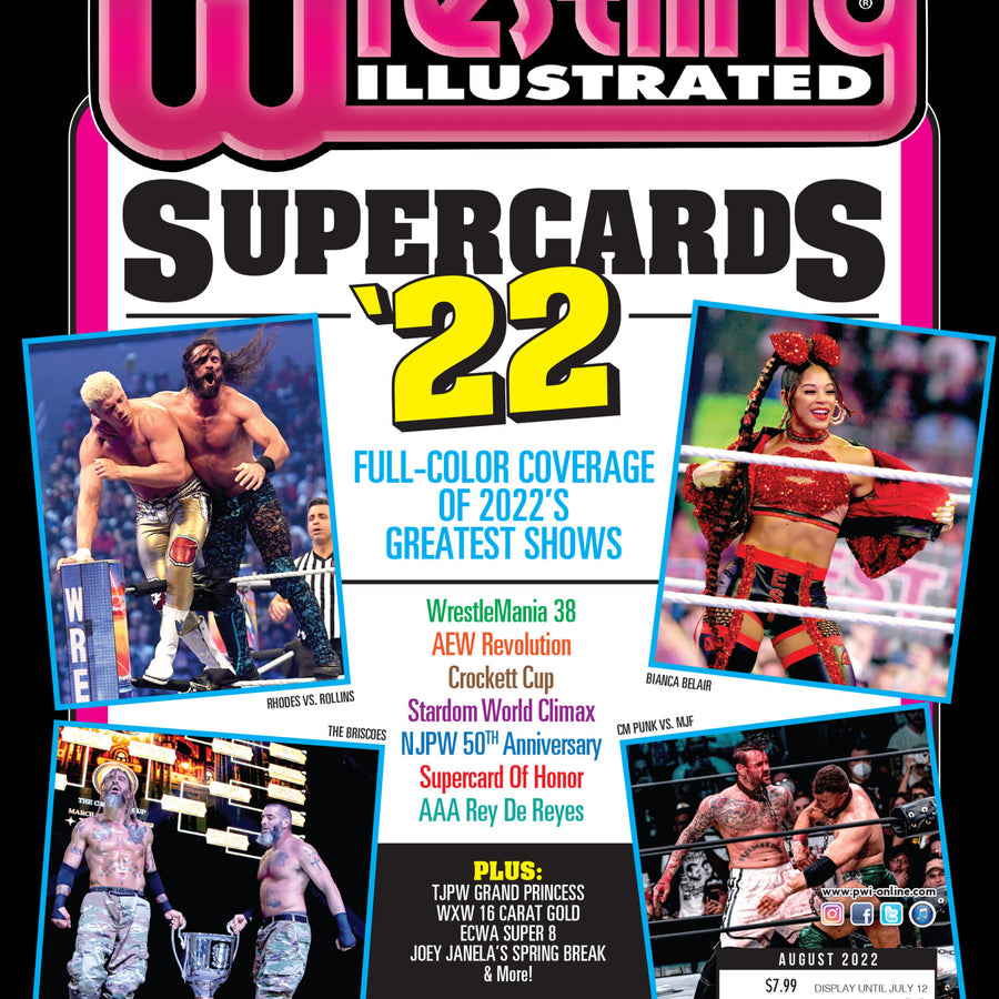 Pro Wrestling Illustrated August 2022 Magazine PWcatalog