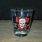 WWF Steve Austin 3:16 shot glass PWcatalog