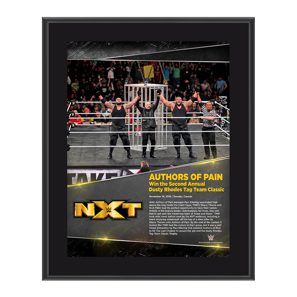 Authors of Pain TakeOver Toronto 10 x 13 Commemorative Photo Plaque Pwcatalog