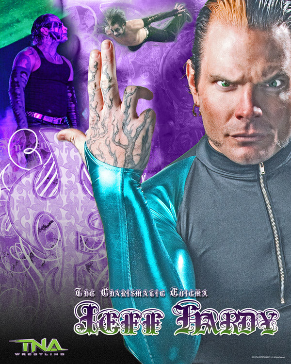 Autographed 16 x 20 Jeff Hardy Poster Pwcatalog