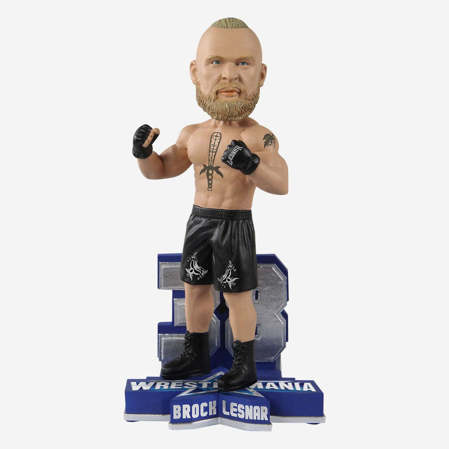 WWE FOCO Bobbleheads Limited Edition WrestleMania 38 Brock Lesnar Action & Toy Figures PWcatalog
