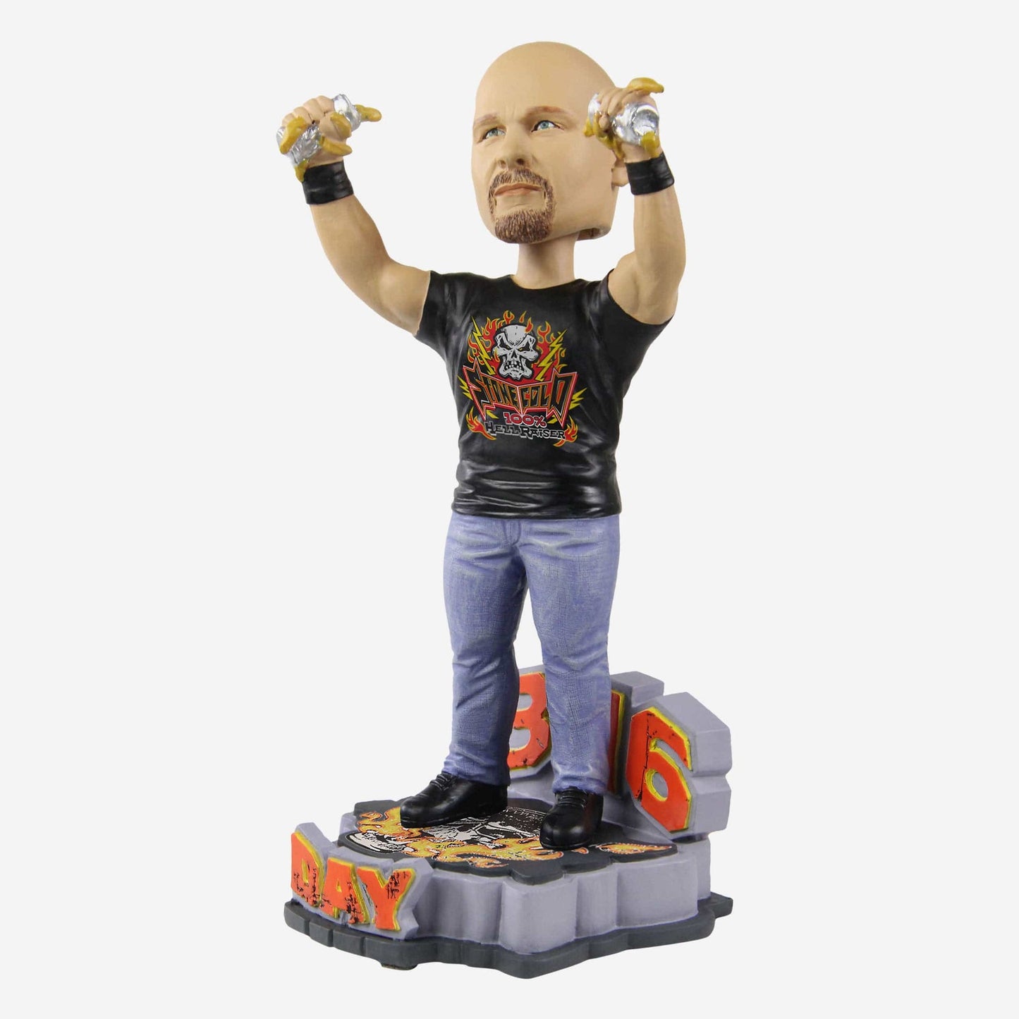 WWE FOCO Bobbleheads Limited Edition Stone Cold Steve Austin [3:16 Day Edition]