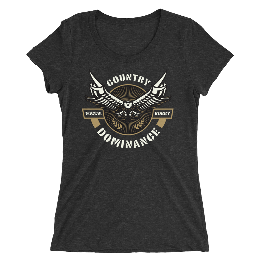 Bobby Lashley & Mickie James MMC Logo Women's Tri-Blend T-Shirt Pwcatalog