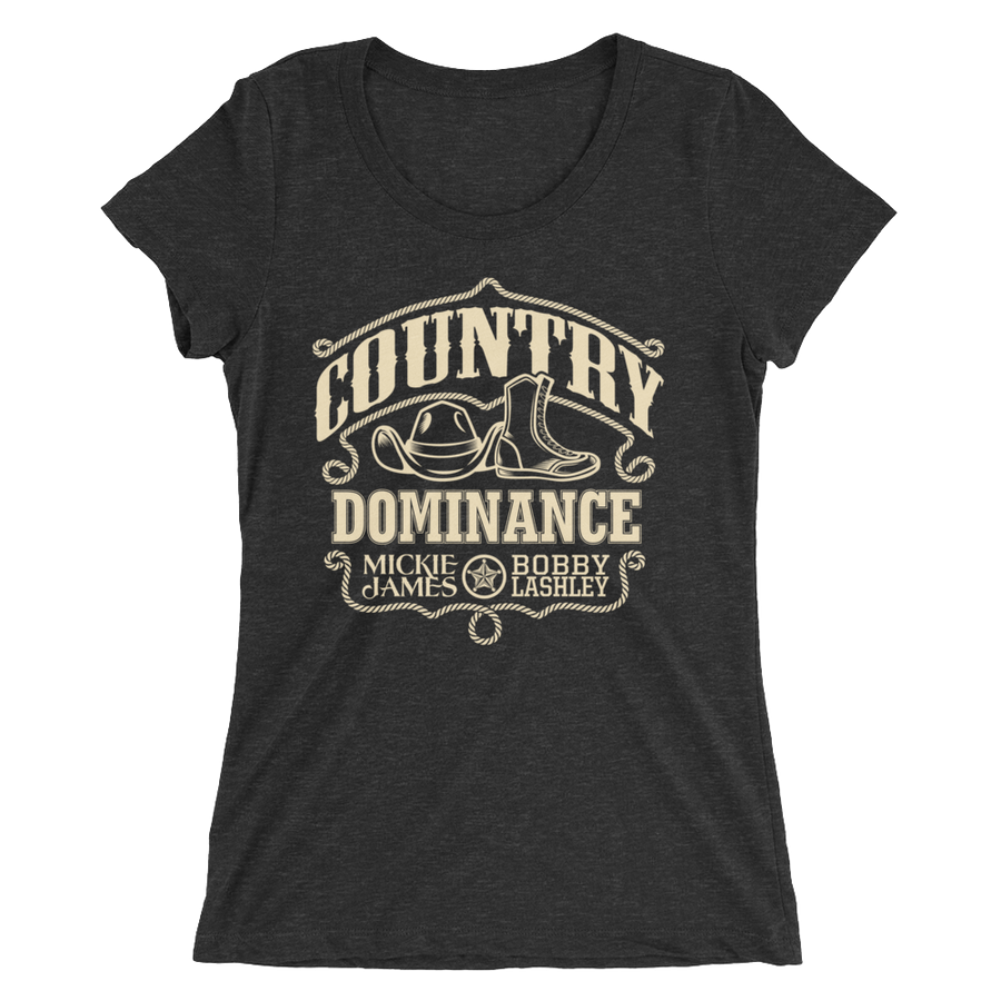 Bobby Lashley & Mickie James MMC Country Dominance Women's Tri-Blend T-Shirt Pwcatalog