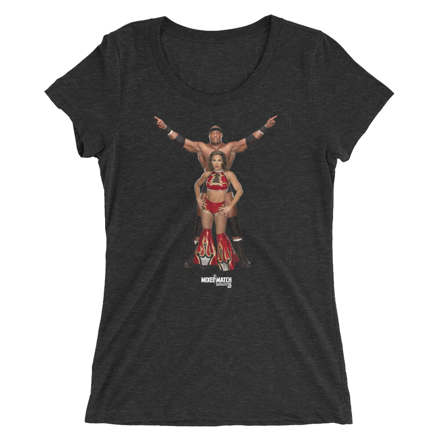 Bobby Lashley & Mickie James MMC Photo Women's Tri-Blend T-Shirt Pwcatalog