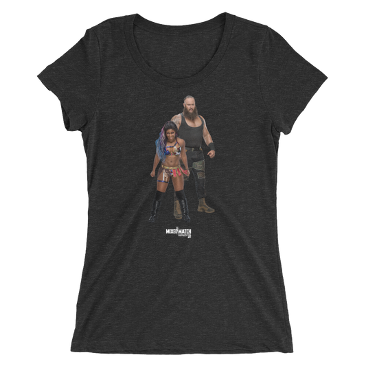 Braun Strowman and Ember Moon MMC Photo Women's Tri-Blend T-Shirt
