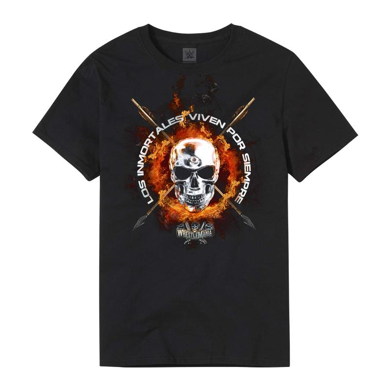 Bad Bunny & Damian Priest WrestleMania 37 Los Inmortales T-Shirt Pwcatalog