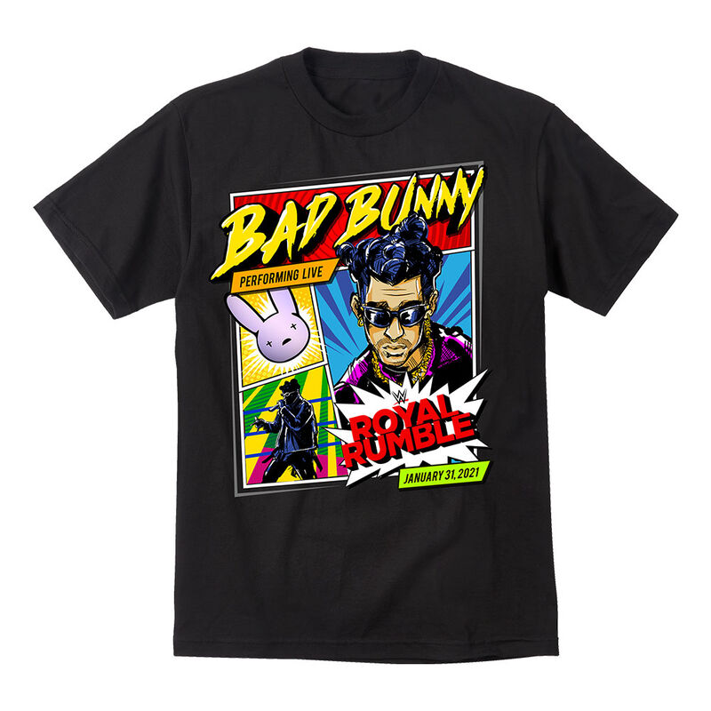 Bad Bunny x Royal Rumble 2021 Special Edition T-Shirt Pwcatalog