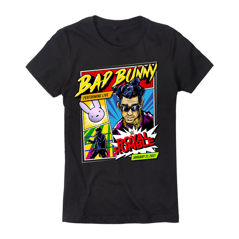 Bad Bunny x Royal Rumble 2021 Special Edition Women's T-Shirt Pwcatalog
