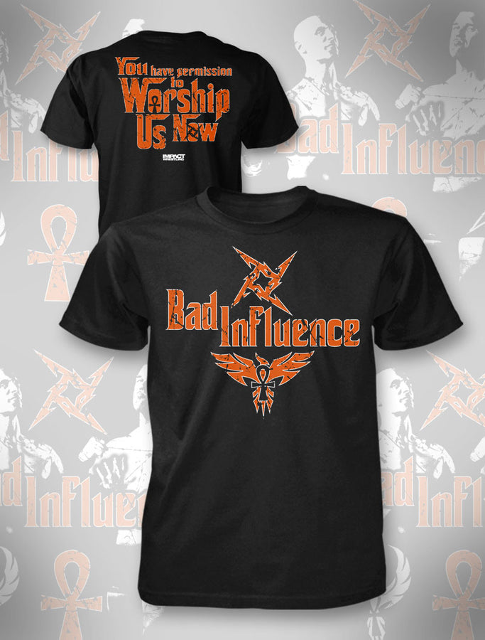 Bad Influence Orange T-Shirt Pwcatalog
