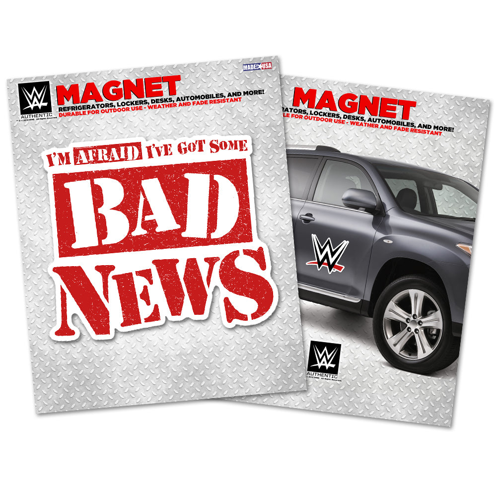 Bad News Barrett Car Magnet Pwcatalog