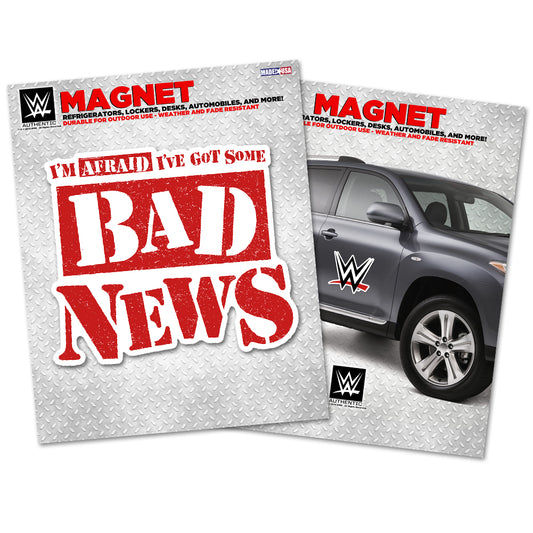 Bad News Barrett Car Magnet