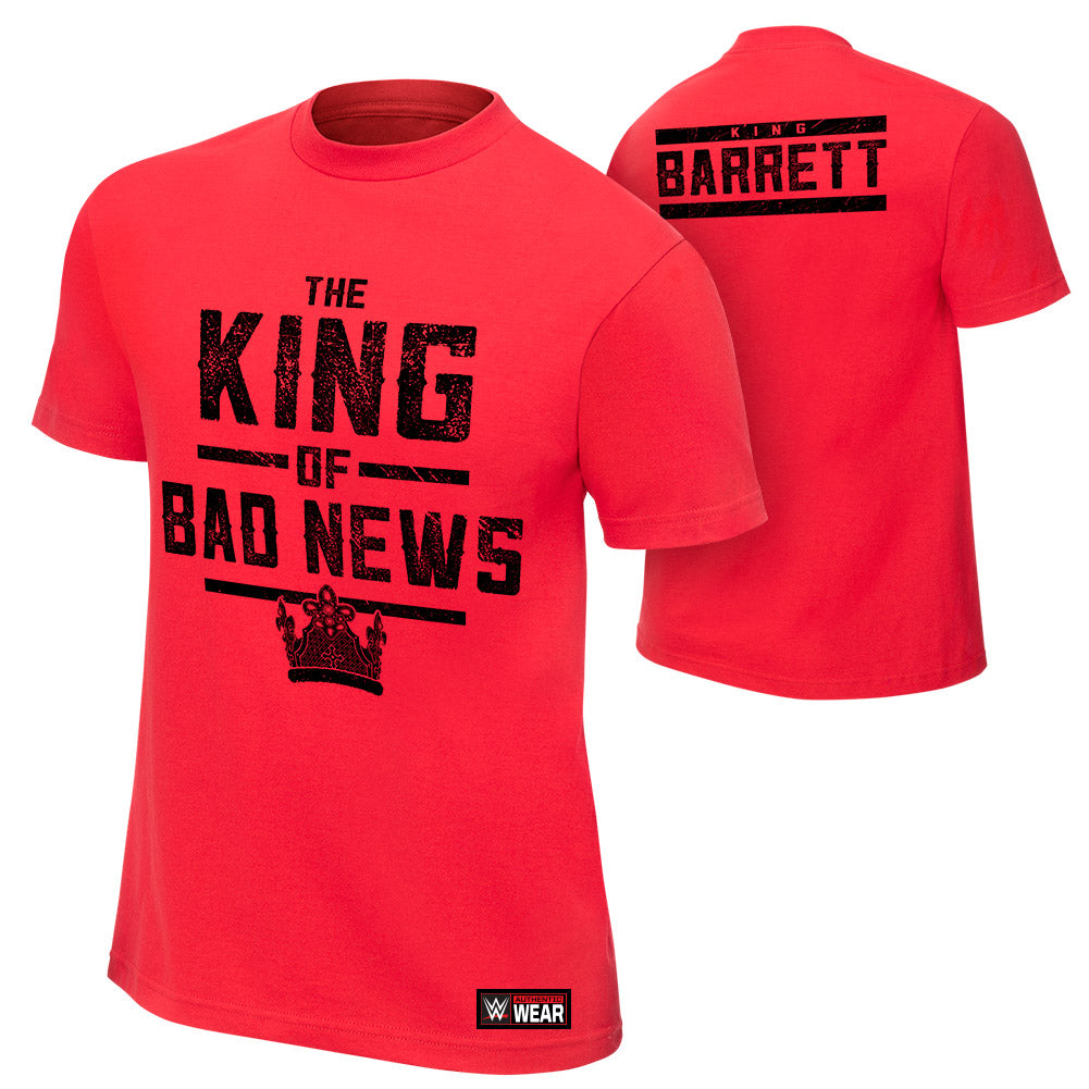 Bad News Barrett King of Bad News Authentic T-Shirt