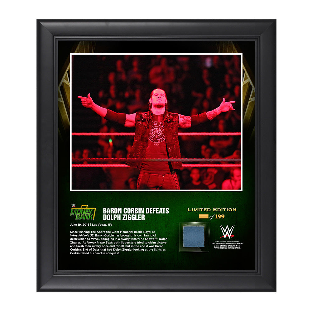 Baron Corbin Money In The Bank 2016 15 x 17 Framed Photo Pwcatalog