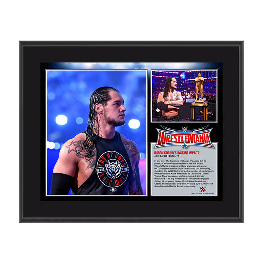Baron Corbin WrestleMania 32 10 x 13 Photo Collage Plaque Pwcatalog
