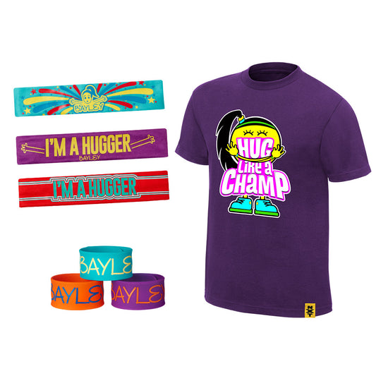 Bayley Hug Like A Champ Halloween Youth T-Shirt Package