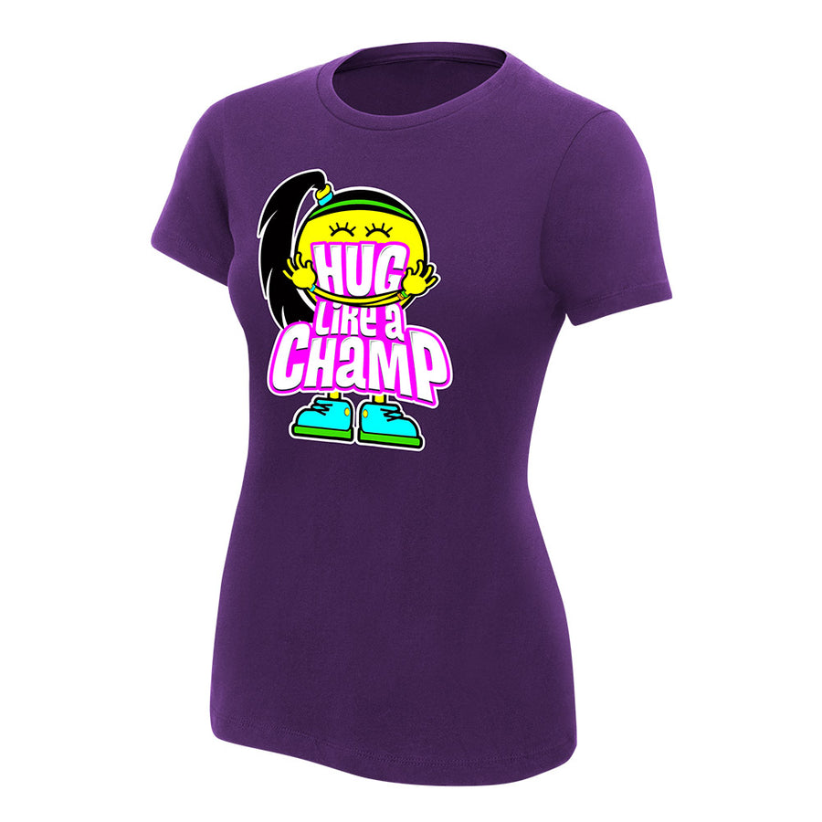 Bayley Hug Like A Champ Women's V-Neck Authentic T-Shirt