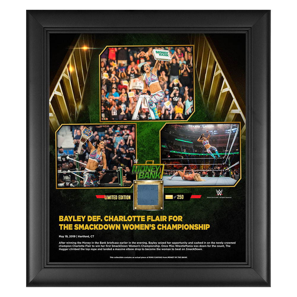 Bayley Money in The Bank 15 x 17 Frame w Ring Canvas Pwcatalog