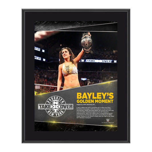 Bayley NXT TakeOver Brooklyn 10.5 x 13 Photo Collage Plaque
