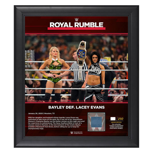 Bayley Royal Rumble 2020 15x17 Limited Edition Plaque