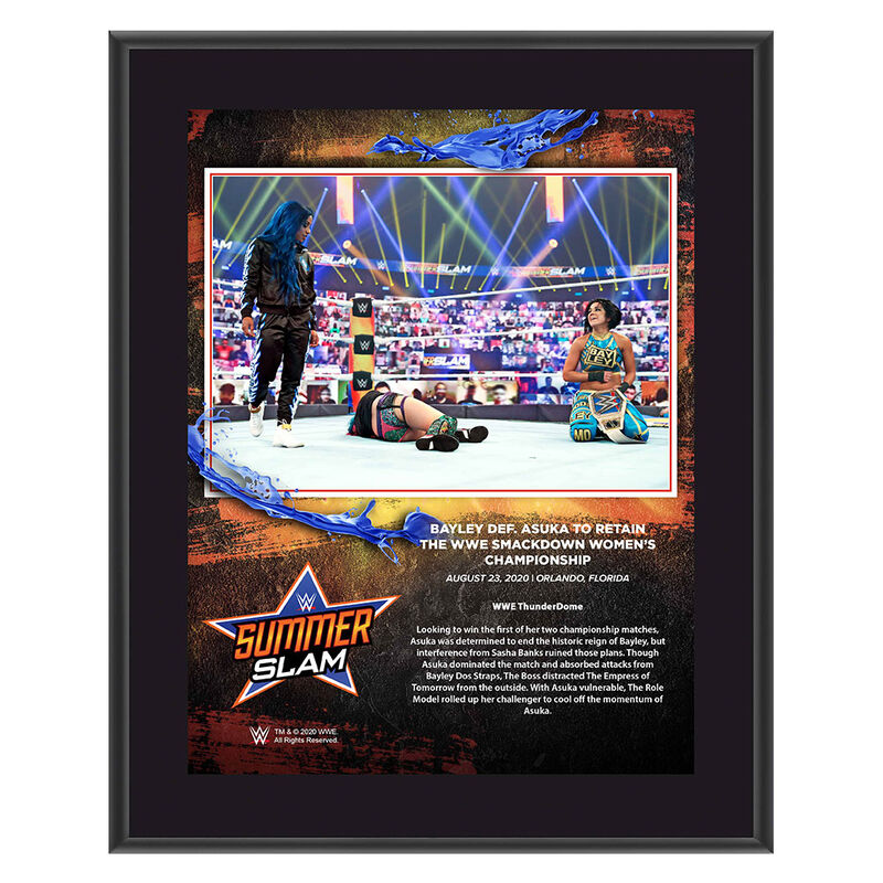 Bayley SummerSlam 2020 10x13 Commemorative Plaque Pwcatalog
