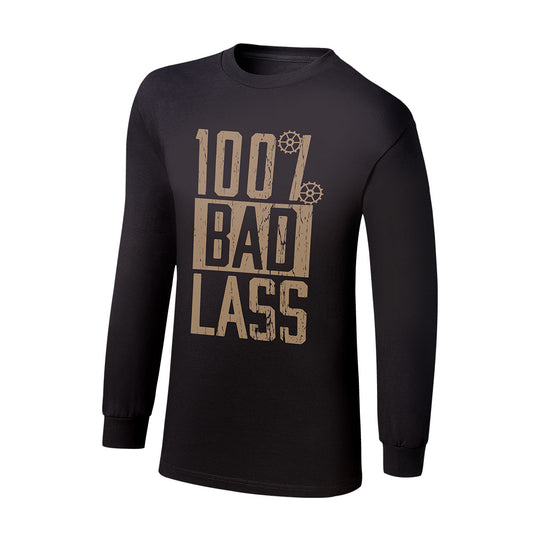 Becky Lynch 100% Bad Lass Long Sleeve T-Shirt