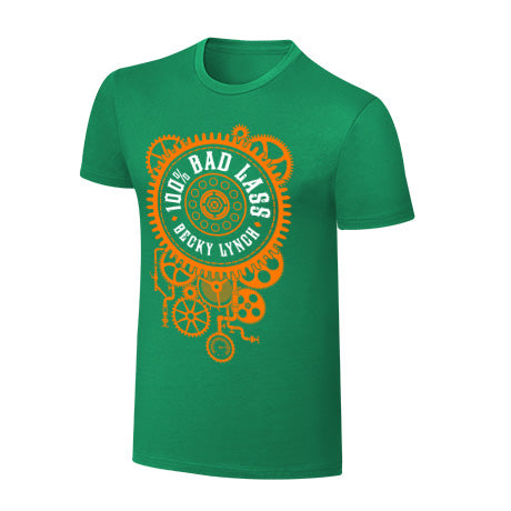 Becky Lynch 100% Bad Lass St. Patrick's Day T-Shirt Pwcatalog