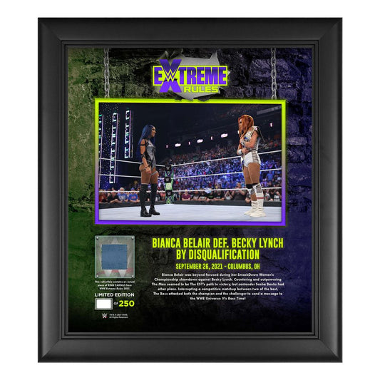 Becky Lynch Extreme Rules 2021 15x17 Commemorative Plaque