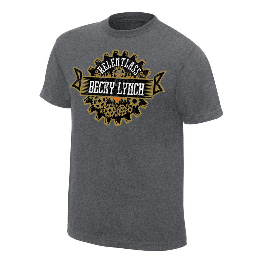 Becky Lynch Relent-Lass Grey T-Shirt Pwcatalog