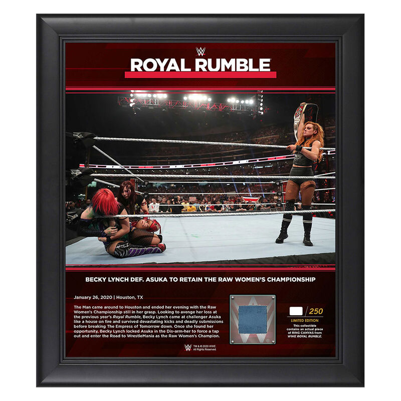 Becky Lynch Royal Rumble 2020 15x17 Limited Edition Plaque Pwcatalog