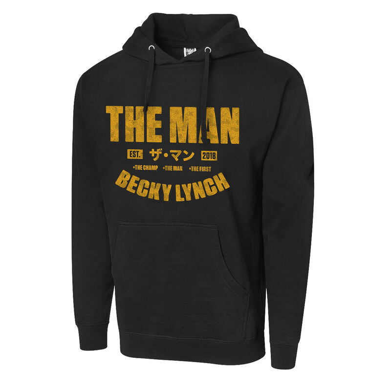 Becky Lynch The Man Est. 2018 Pullover Hoodie Sweatshirt Pwcatalog
