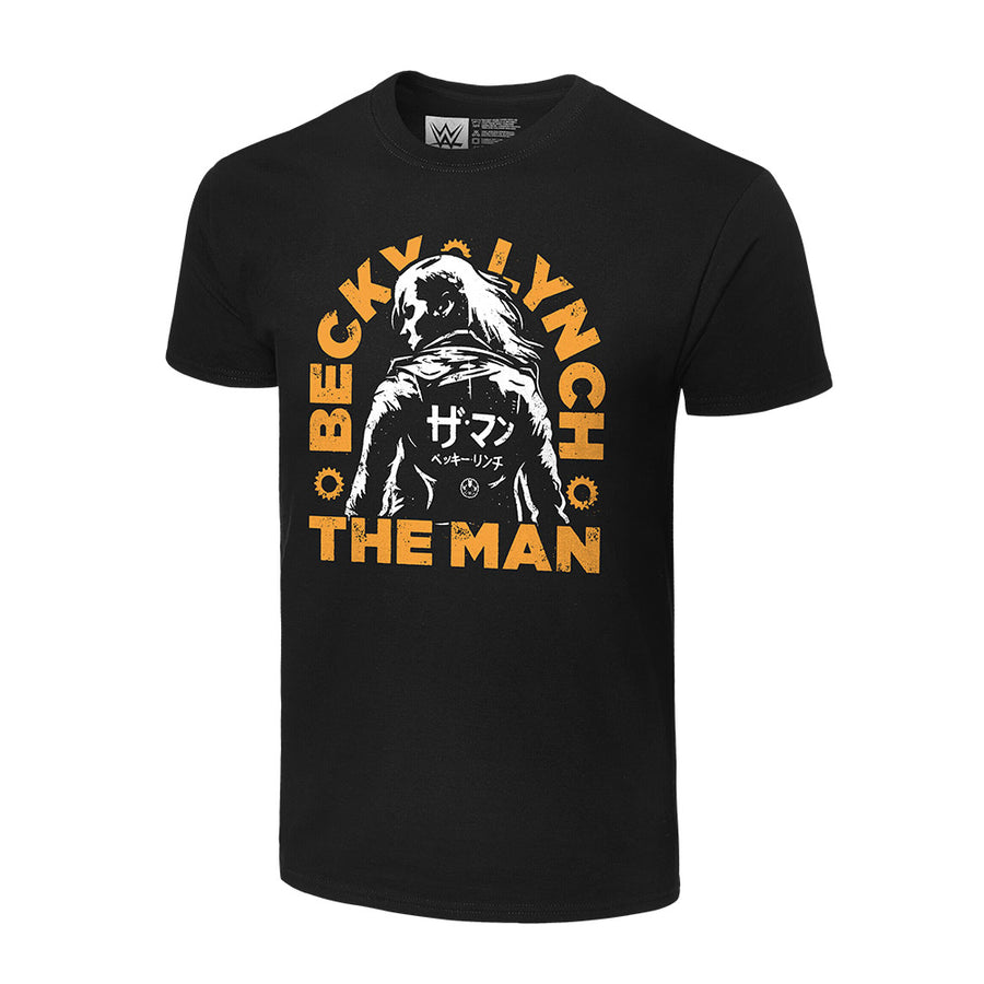 Becky Lynch The Man Katakana T-Shirt Pwcatalog