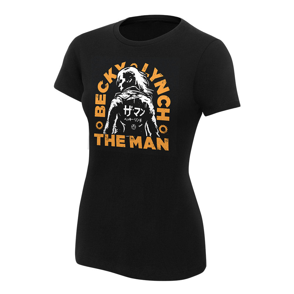 Becky Lynch The Man Katakana Women's T-Shirt Pwcatalog