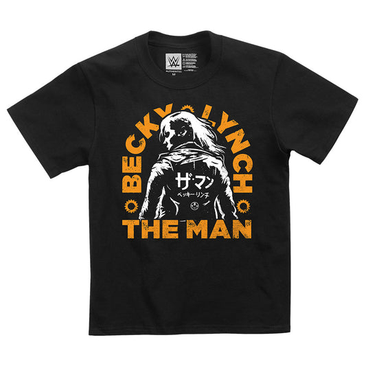 Becky Lynch The Man Katakana Youth T-Shirt