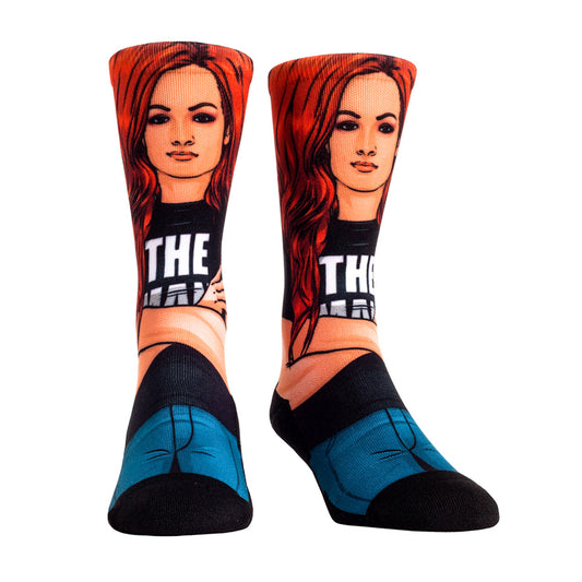 Becky Lynch The Man Rock' Em Socks