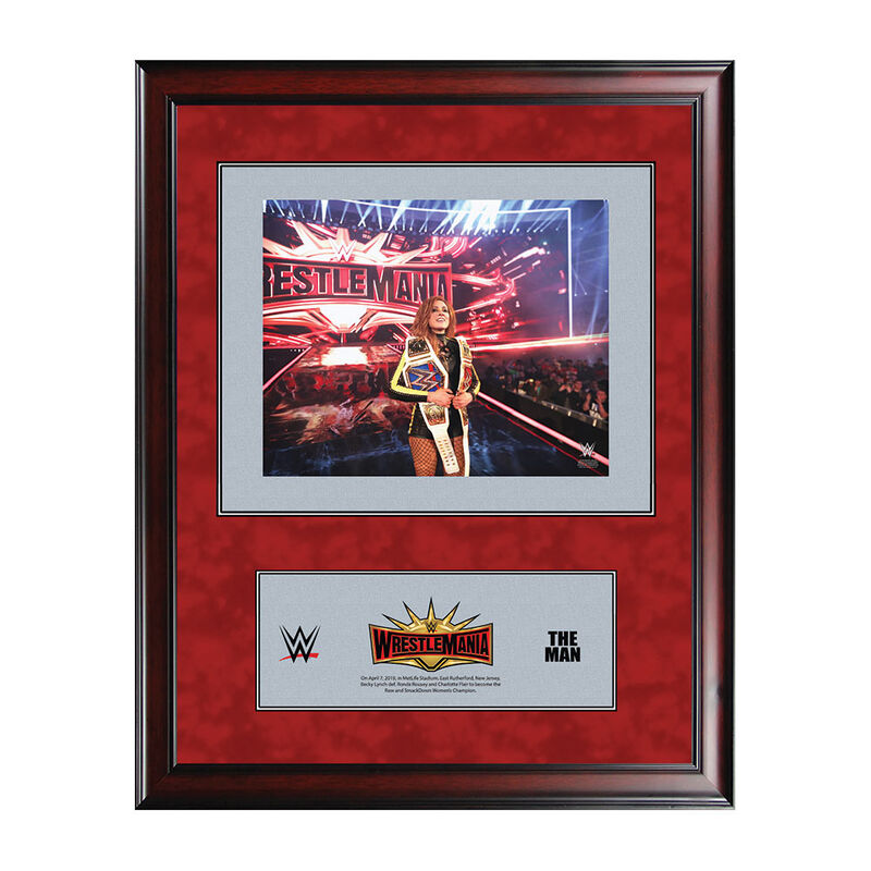 Becky Lynch WrestleMania 35 16 x 19 Ring Canvas Print Plaque Pwcatalog