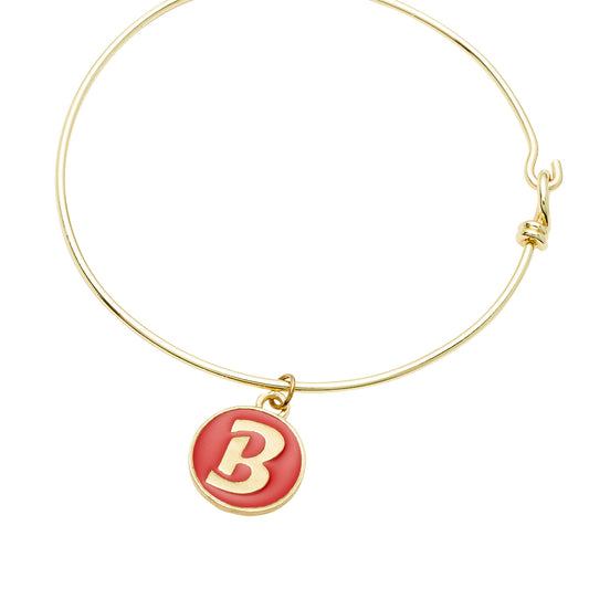 Bella Twins Red Logo Gold Wire Bracelet