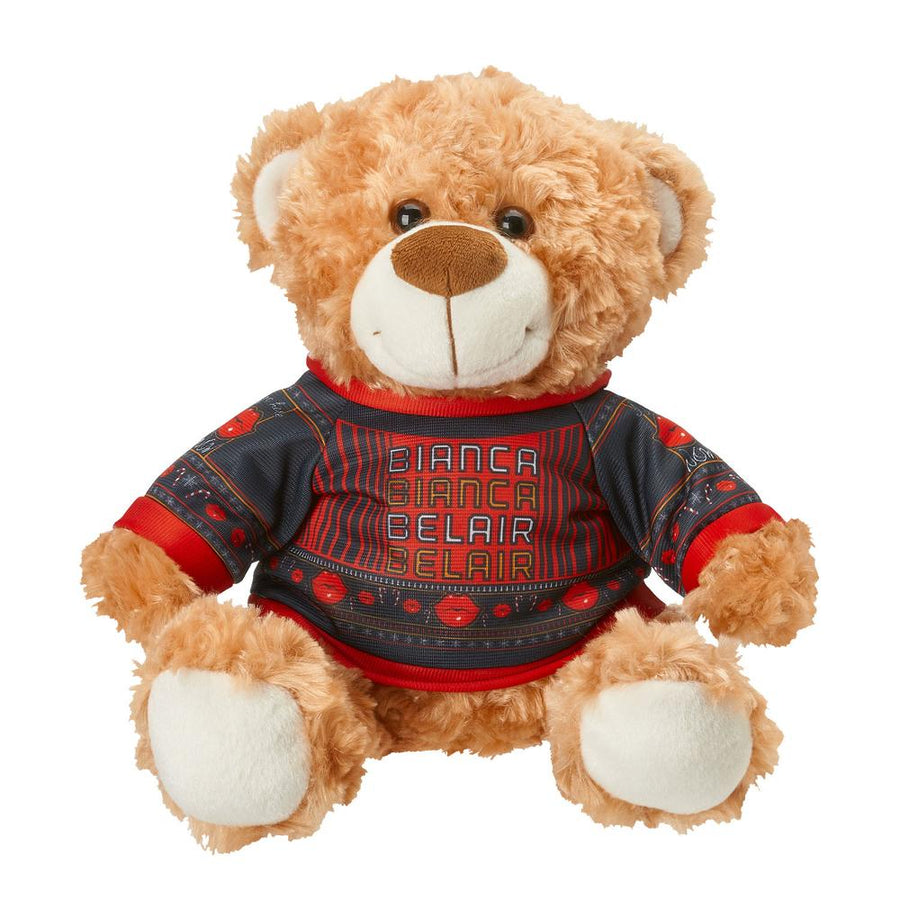Bianca Belair Ugly Holiday Sweater Plush Bear
