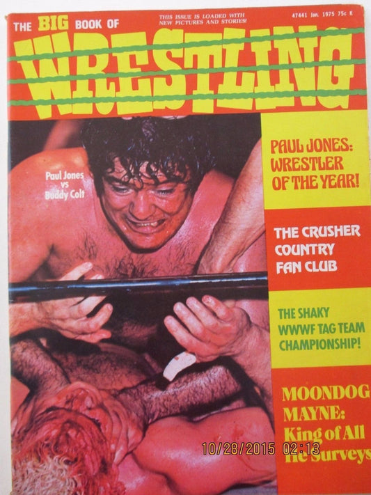 Big Book of Wrestling January 1975 Magazine PWcatalog