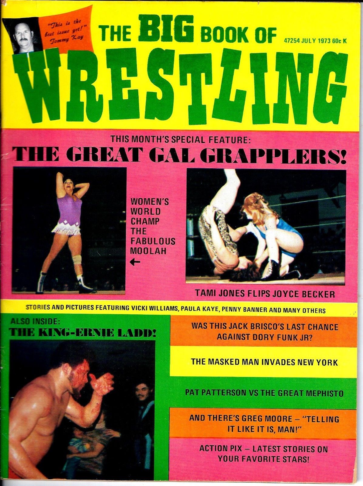 Big Book of Wrestling July 1973 Magazine PWcatalog